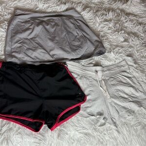 Puma, Nike, Head: 3 jogging shorts